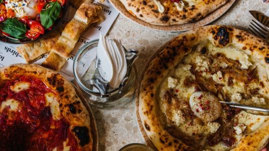 Lovebirds Contemporary Pizza