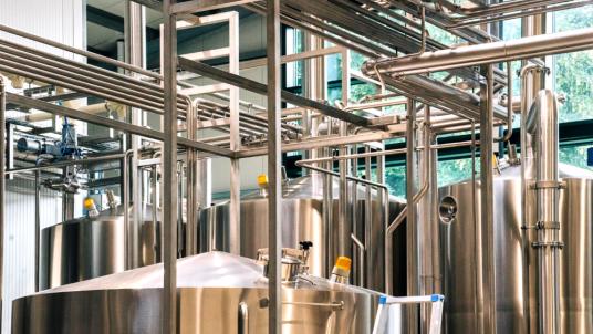  Braukessel im Sudhaus der Berliner Berg Brauerei