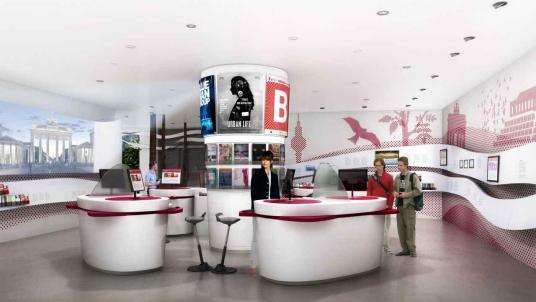 Berlin Brandenburg WelcomeCenter Visualisierung